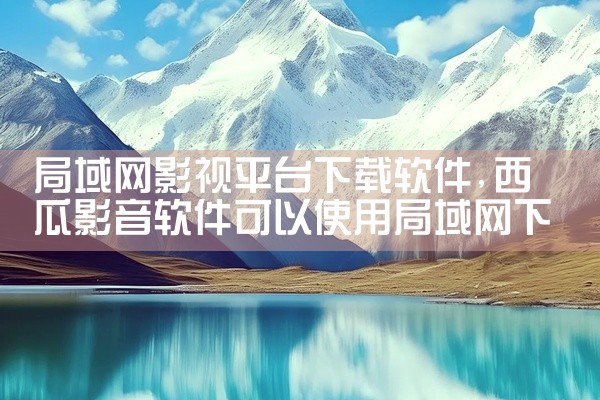 局域网影视平台下载软件